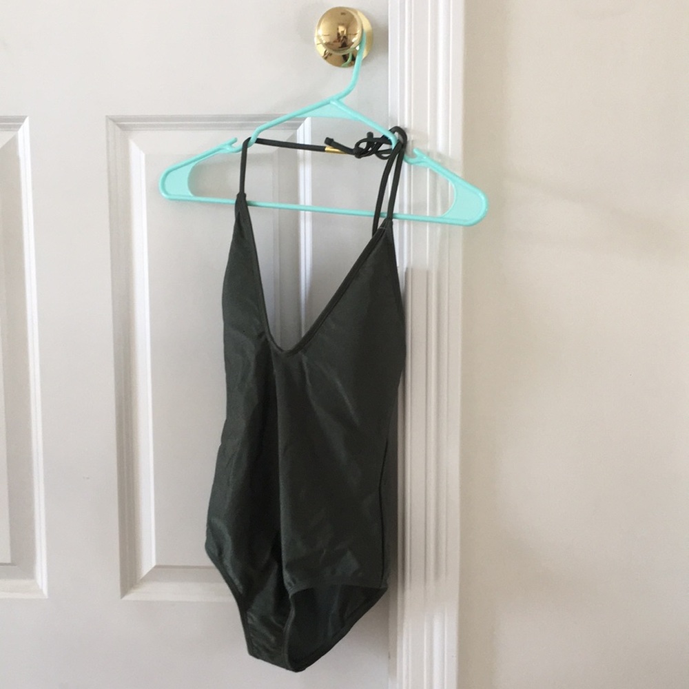 Green Sparkly Swimsuit